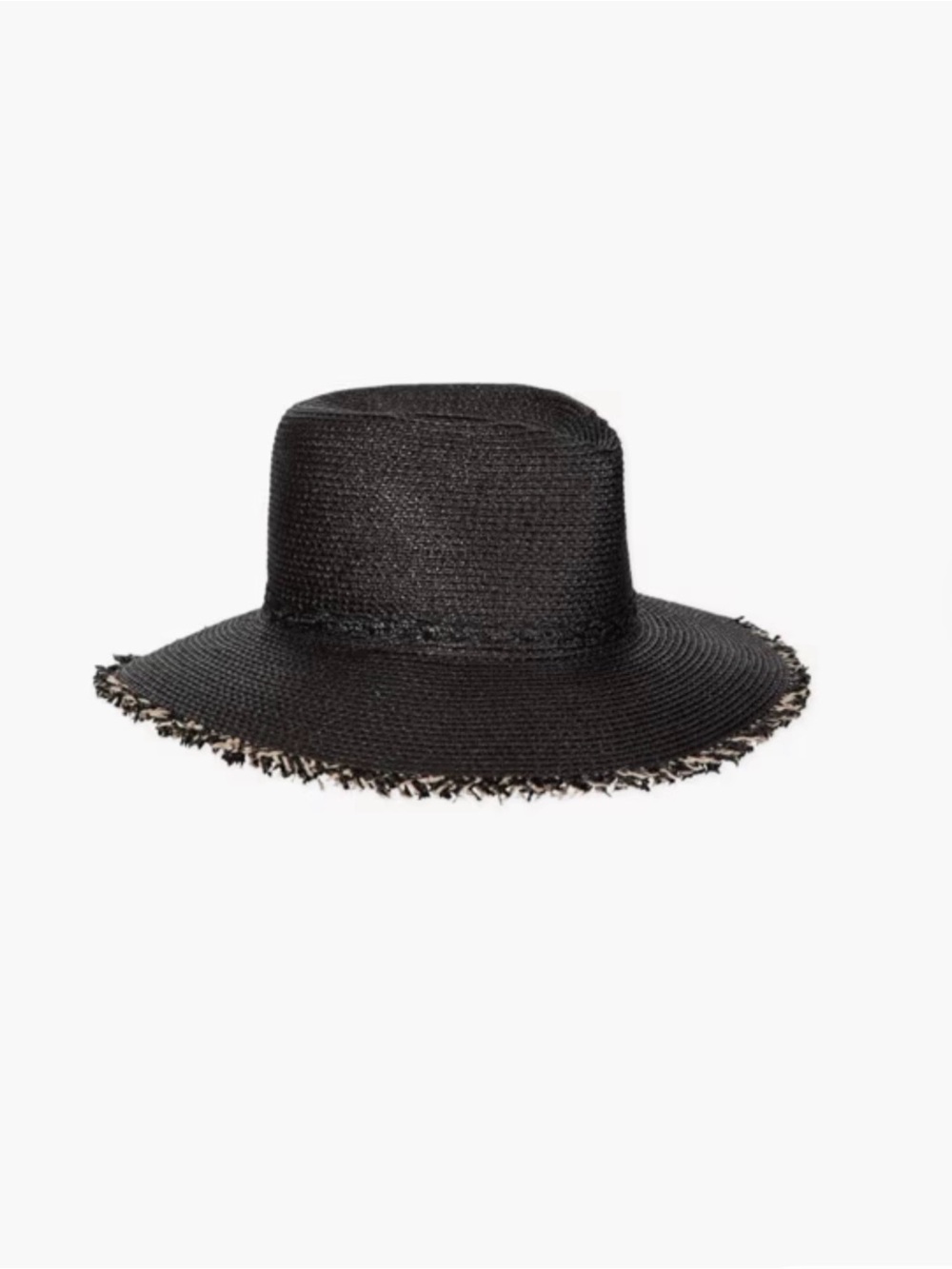 Eric Javits Mykonos Fedora Hat Black/Black Mix